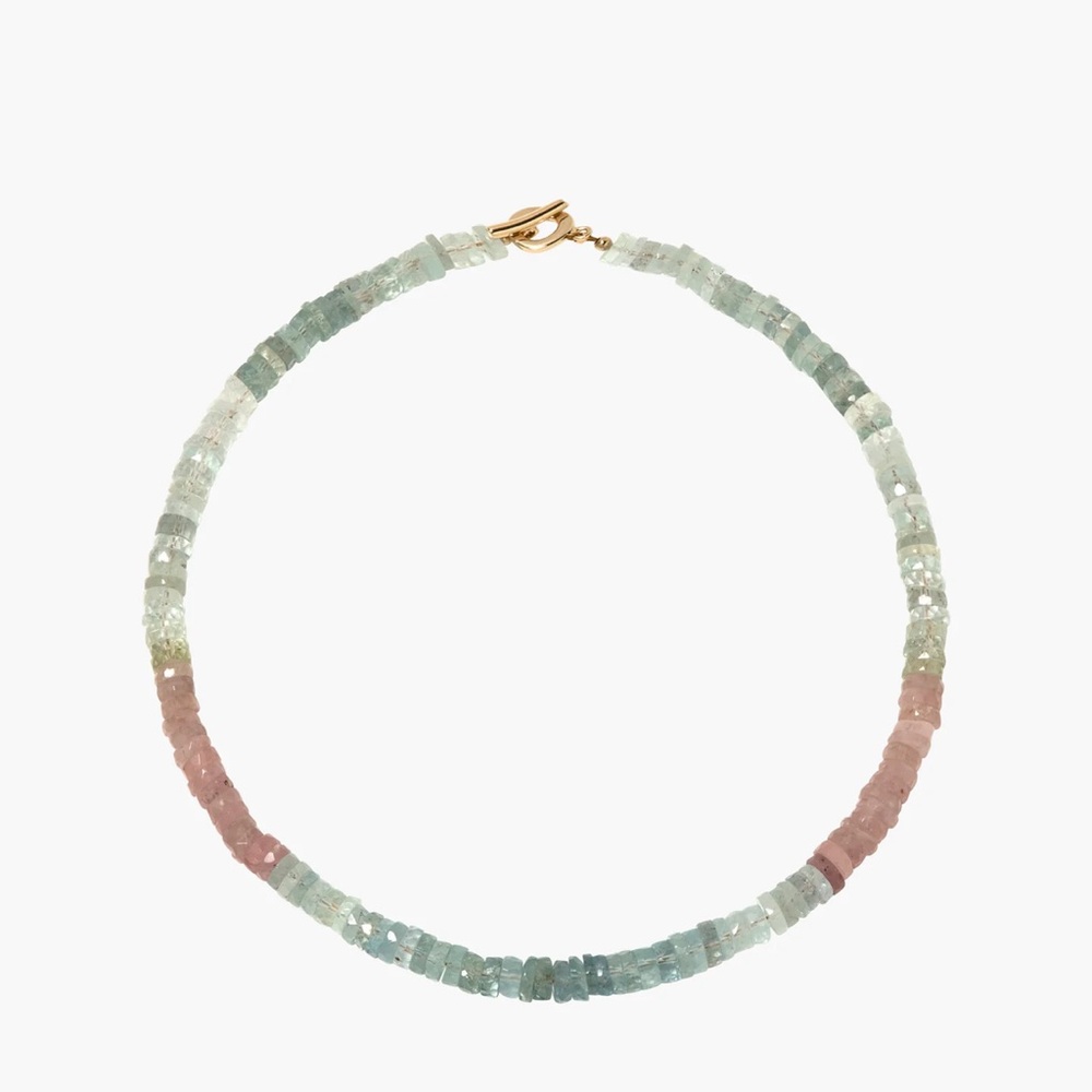Jennifer Behr Aquamarine Palmi Necklace
